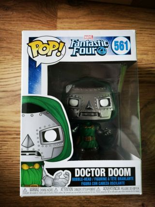 Funko Pop Vinyl Figure Marvel Fantastic Four Doctor Doom 561 Dr Doom
