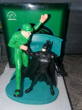 Batman Forever And The Riddler Statue Cold - Cast Applause Inc 1995