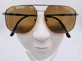 Vintage American Optical Oc1000 Gold Metal Aviator Sunglasses Usa Frames Only