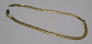 Vintage 1/20 14k Gold Filled Chain Bracelet 2 Grams 8 7/8 " Estate Find