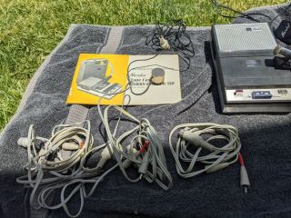 Vintage Norelco Tape Cassette Recorder 50 El3302 Tons Of Accessories Mic Etc