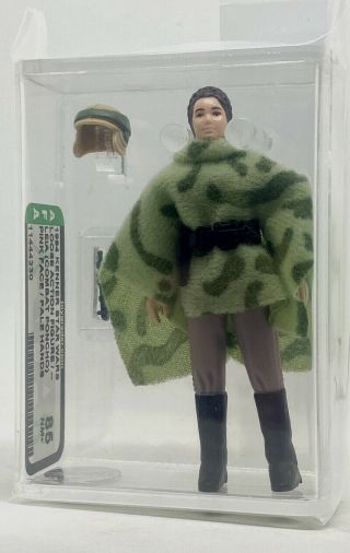 Kenner Star Wars Princess Leia Combat Poncho Pale Face / Pink Hands Afa 85 Loose
