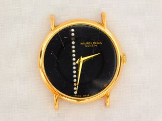 Vintage Favre - Leuba Geneve Swiss Gold Plated Quartz 3754 - 51 Wristwatch