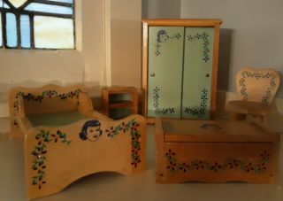 Vintage Cass Bedroom Furniture Set And Clothes Ginny Vogue Doll