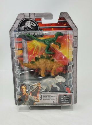 Jurassic World Fallen Kingdom Mini Action Dinos Exclusive Indominus Rex 3 Pack