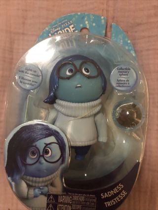Disney Pixar Inside Out Sadness Action Figure Tomy 2015 3.  5 "