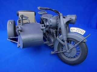 $1 - 5 Day Ultimate Soldier 1:6 Wwii German Motorcycle W Sidecar 21st Century Toys