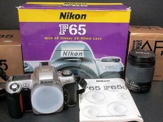 Vintage Nikon F65 35mm Film Camera W/nikkor Af 28 - 80mm F/3.  5 - 5.  6 D Lens