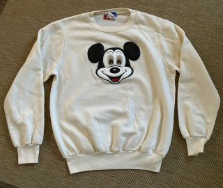 Unique And Rare Vintage 70/80s Mickey Mouse Sweatshirt - Size Adult Small