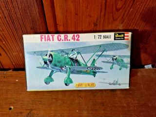 Vintage Revell Fiat C.  R.  42 Scale 1:72 Complete With Decals