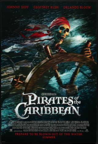 Pirates Of The Caribbean - Poster (a0 - A4) Film Movie Picture Art Wall Decor Actor