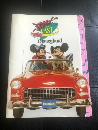 Vintage Walt Disney Disneyland Blast To The Past Press Kit With Photos 1988