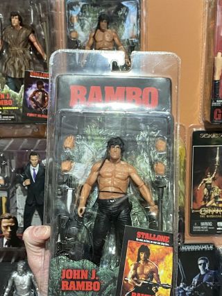 Neca John J Rambo Sylvester Stallone First Blood Part 2 Very Rare