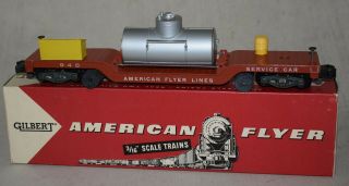 Vintage American Flyer No.  948 Track Cleaning Car 24532 S Gauge