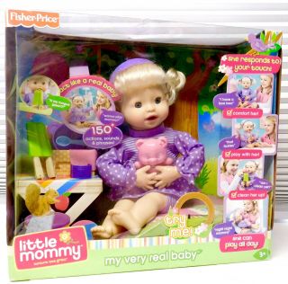 Fisher Price Little Mommy My Very Real Baby 150 Actions Sounds,  Phrases