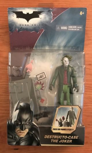 Mattel 2007 The Dark Knight Destructo - Case The Joker Action Figure