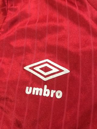 Vintage 1984/88 Umbro England Away Soccer Football Shirt Jersey 34/36 3