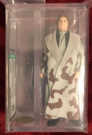 1984 Kenner Star Wars Han Solo Trench Coat Plain Lapel/pink Face Afa 90 Nm,  /mt