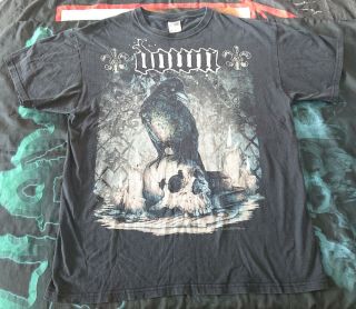 Down - Stone The Crown T - Shirt Xl Rare Vintage Pantera Crowbar Anselmo