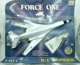Vintage Ertl 1988 Force One B - 1 Bomber Diecast Military Aircraft Usaf Pre - Owned
