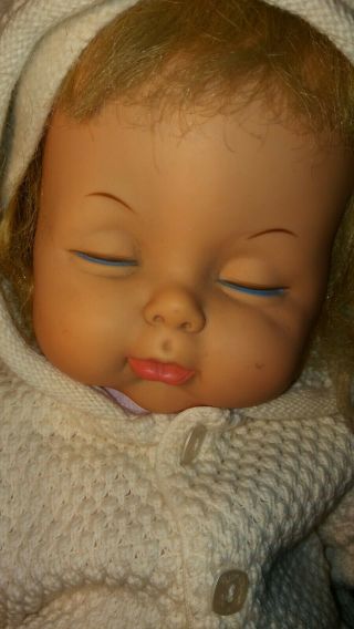 Precious & Adorable Vintage E.  I.  H.  Horsman Sleepy Eye Baby Doll 24 "