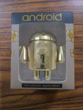 Android Mini Collectible Special Edition - Golden Rooster - Year Of The Rooster