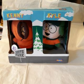 South Park Set Of 2 Plush Soft Toys Kenny Kyle Fun 4 All 1998