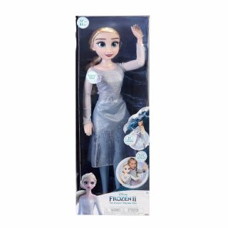 Disney Princess My Size Elsa 32 " Life Size Frozen Doll 2020 Lights & Talking