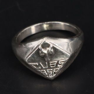 Vtg Sterling Silver - Bsa Boy Scouts Of America Cubs Ring Size 6 - 3g