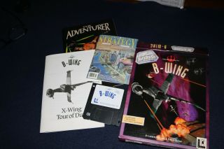 X - Wing Tour Of Duty: B - Wing For Ibm Pc Vintage Big Box Star Wars
