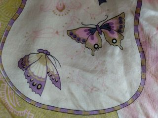 Silk Scarf Vintage Japanese Fans Butterflies Birds Grasshopper Floral 40 " X 40 "