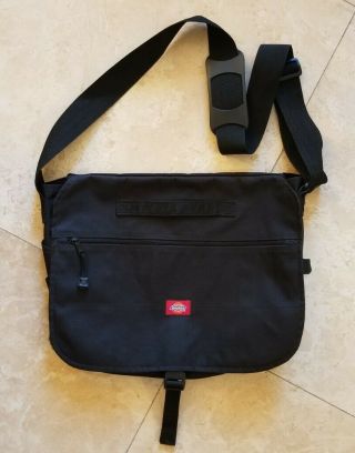 Vintage Dickies Messenger Shoulder Bag - Black Canvas - Retro 90’s - Perfect 3