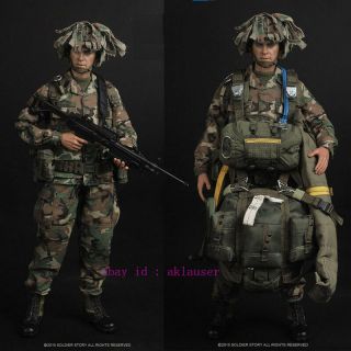 Soldier Story 1/6 Ss089 U.  S.  82nd Airborne Division Paratroopers In Panama Stock