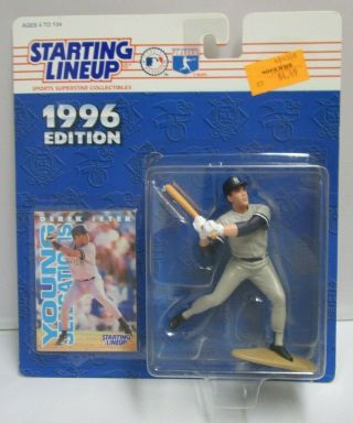 1996 Derek Jeter Starting Lineup Baseball Rookie Figure & Card York Yankees