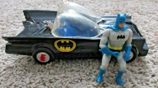 Vintage Mego Batmobile With Batman Pocket Hero Figure 1976 Comes As Pictured