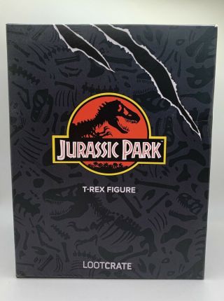 2019 Jurassic Park Jurassic World Lootcrate Exclusive T - Rex Figure Jp Jw Statue