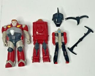 Vintage Transformers G1 Pretenders Sky High Autobot Red 1988 Rare - Read Disc