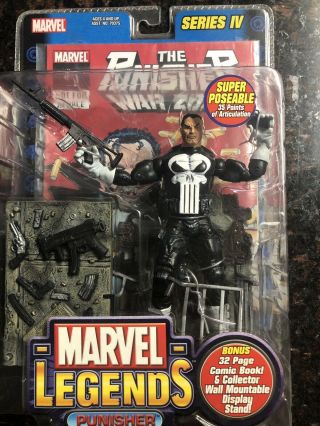 Marvel Legends Punisher Figure Toybiz Series Iv 4