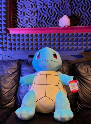 Rare Giant Squirtle Pokémon 25th Anniversary Limited Edition 24 " Plush