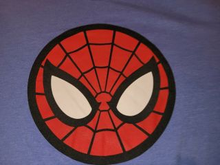We Love Fine For Fans Presents Marvel Spiderman T - Shirt Size Large