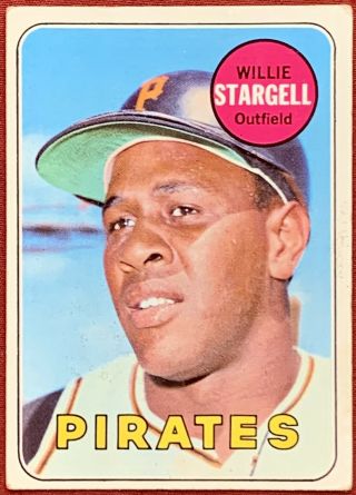 1969 Topps Willie Stargell Pittsburgh Pirates 545 Baseball Card
