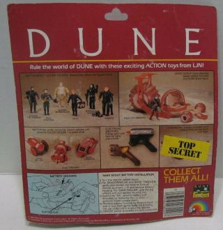 1984 LJN Dune Rough Riders Motorized Sand Scout Sand Crawler in package 2