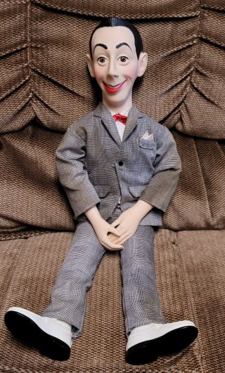 Vintage 18 " Pee - Wee Herman Pull String Talking Doll 1980s