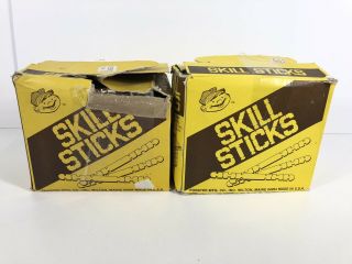 Vintage Forster Skill Sticks Boxes Of 1000 Building Craft Sticks Incomplete