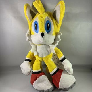 Sonic The Hedgehog Tails Plush Toy Doll Toy Network 2006 Rare 10” Sega