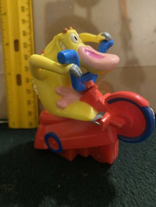 Vintage 1999 Cow And Chicken Cartoon Network Taco Bell Meal Toy Loose