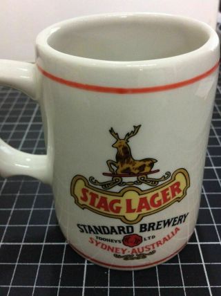 Vintage 1984 Franklin Porcelain Great Australian Stag Lager Beer Mug