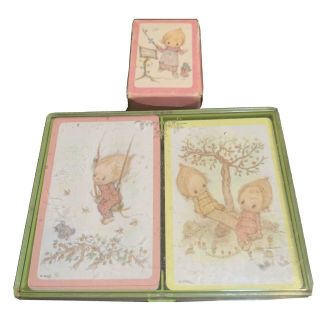 Vintage Hallmark “betsey Clark Funtimes” Bridge Playing Cards,  Mini Deck Full Set