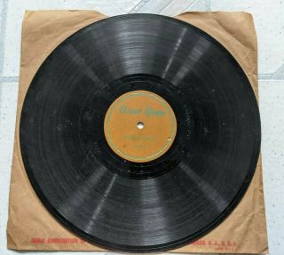 Rare Vintage Oscar Quam Goose Calls 78 Rpm Record 10 " Part 1 & 2