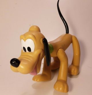 Disney Pluto Dog Bendable Hard Plastic Figure Toy Vintage